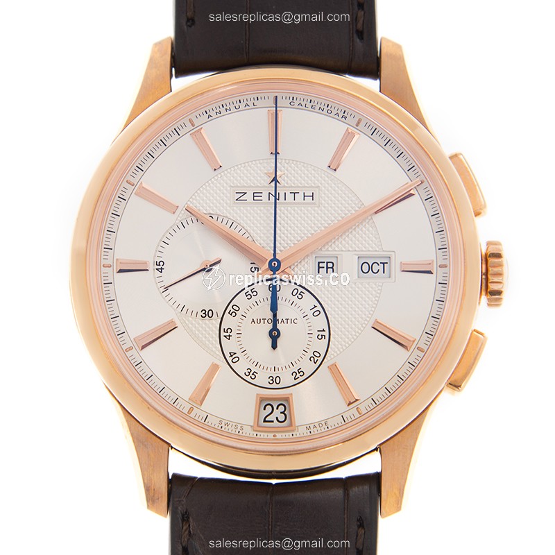 Zenith 18.2070.4054/02.C711 COMMANDER Automatic 18kt Rose Gold