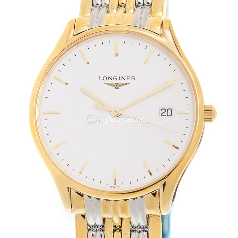 Longines L4.359.2.12.7 LONGINES LYRE Quartz Gold-Plated & Stainless Steel