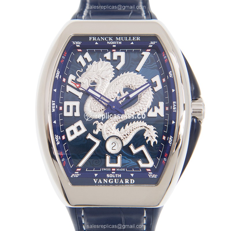Franck Muller V 45 SC DT DRAGON KING (AC.BL) VANGUARD Automatic Stainless Steel