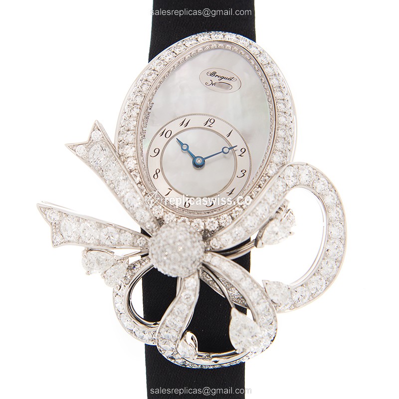 Breguet GJE20BB20.8924D REINE DE NAPLES Automatic 18kt White Gold & Diamond