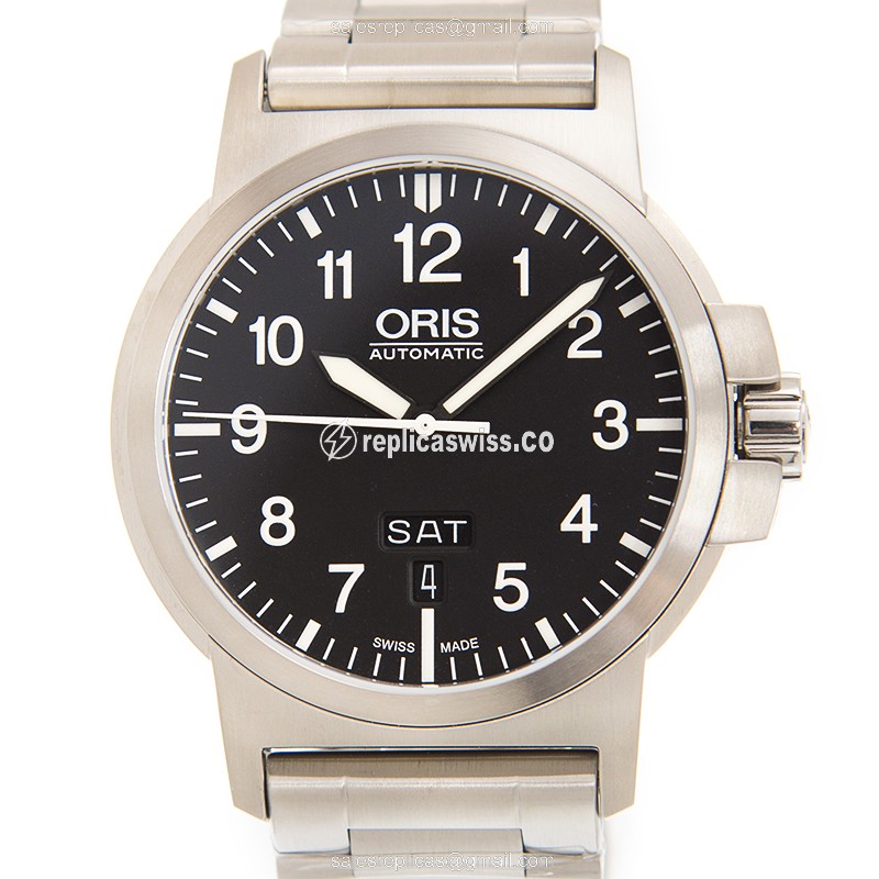 Oris 735 7641 4164 (8 22 03) AVIATION Automatic Stainless Steel