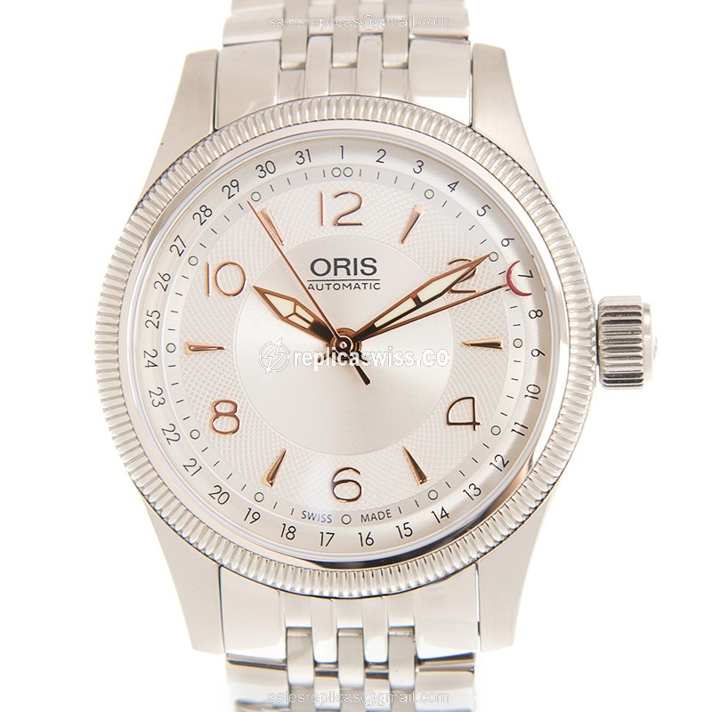 Oris 754 7679 4031 (8 20 30) AVIATION Automatic Stainless Steel