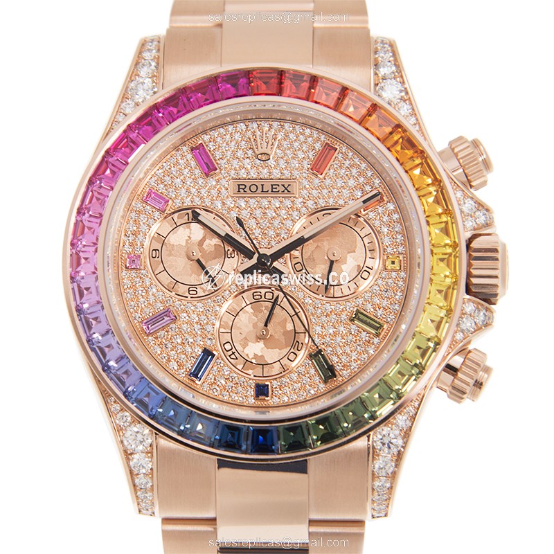 Rolex 116595RBOWDP DAYTONA Automatic 18kt Rose Gold & Diamonds