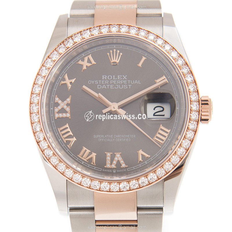 Rolex 126281RBR-0012 DATEJUST Automatic 18kt Rose Magic & Diamond