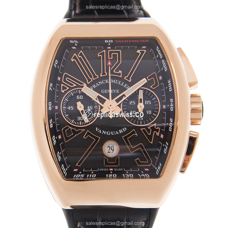 Franck Muller V 45 CC DT (5N.NR) VANGUARD Automatic 18kt Rose Gold