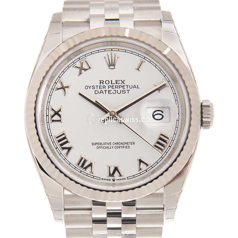 Rolex 126234-0025 DATEJUST Automatic 18kt White Gold & Steel