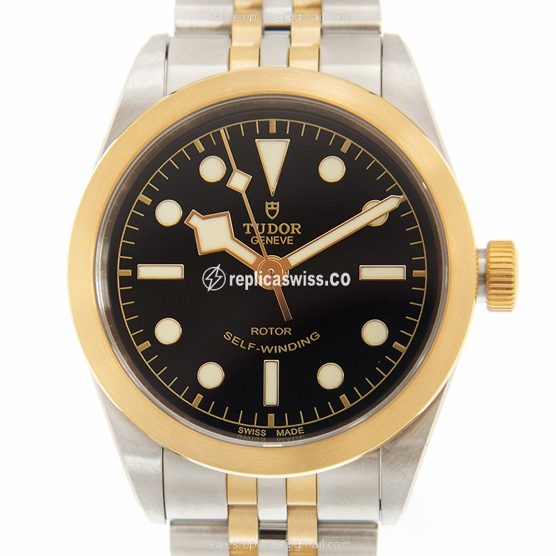 Tudor 79503BK BLACK BAY Automatic 18kt Gold & Steel