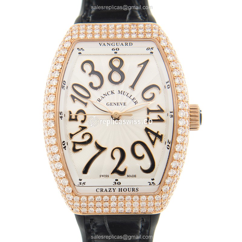 Franck Muller V 32 CH D (5N.NR) VANGUARD Automatic 18kt Rose Gold & Steel