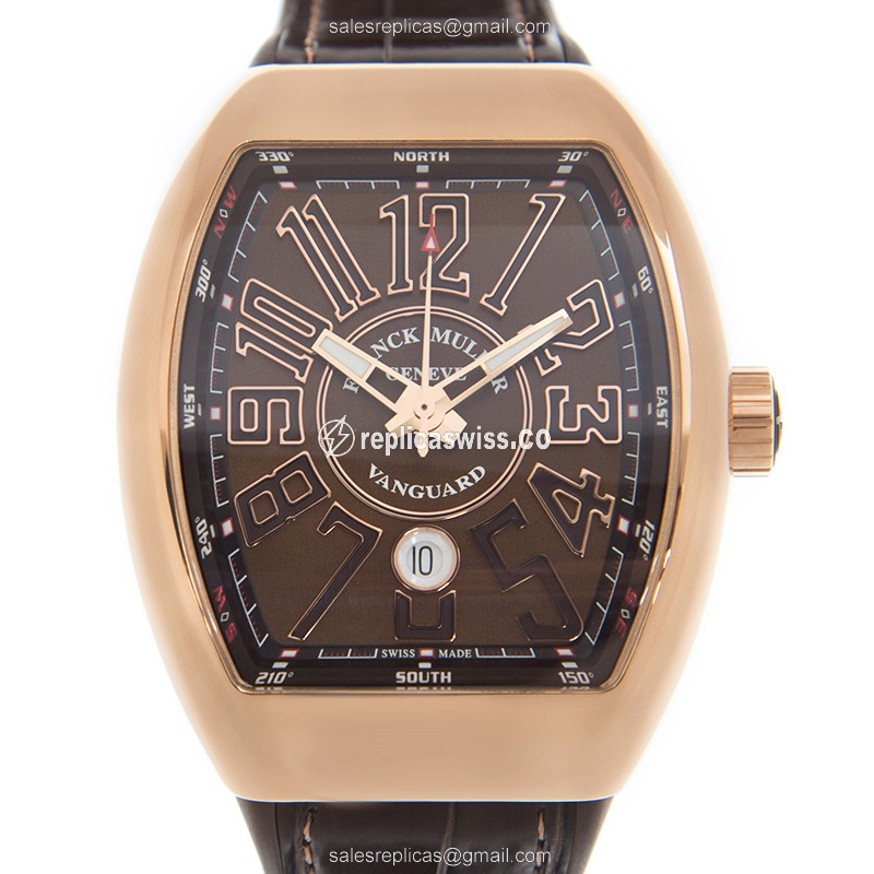 Franck Muller V 45 SC DT (5N.BN) VANGUARD Automatic 18kt Rose Gold