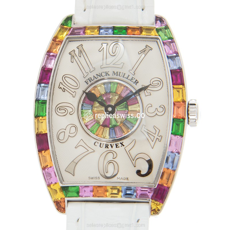 Franck Muller 2852 QZ REL QTR SAI BAG 1P BAG (AC) GENEVE Quartz Stainless Steel & Diamonds