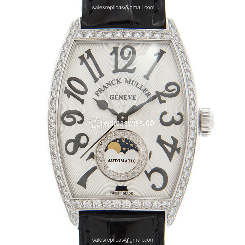 Franck Muller 2850 SC AT FO L D 1R CD 1R (AC) GENEVE Automatic Stainless Steel & Diamonds