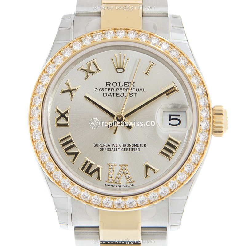 Rolex 278383RBR-0003 DATEJUST Automatic 18kt Gold & Diamond & Steel