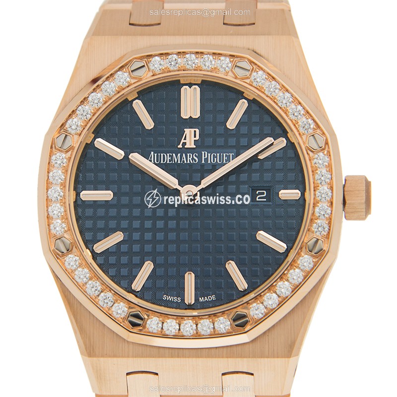 Audemars Piguet 67651OR.ZZ.1261OR.02 Quartz 18kt Rose Gold & Diamonds