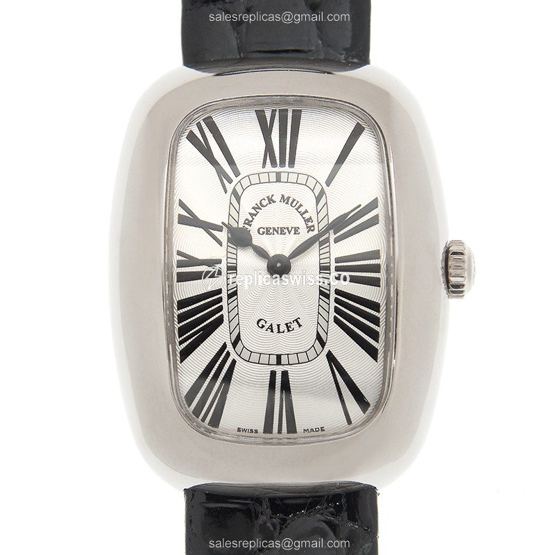 Franck Muller 3002 L QZ R GALET (OG) GALET Quartz 18kt White Gold