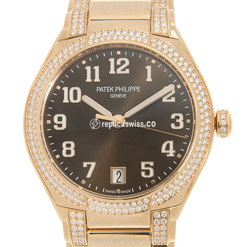 Patek Philippe 7300/1201R-001 TWENTY-4 Automatic 18kt Rose Gold & Diamonds