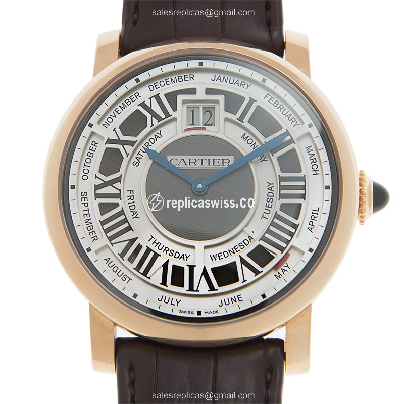 Cartier W1580001 ROTONDE DE CARTIER Automatic 18kt Rose Gold