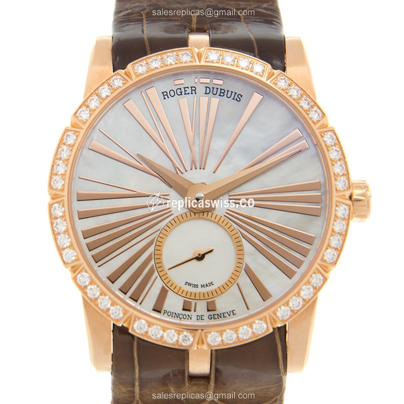 Roger Dubuis RDDBEX0493 EXCALIBUR Automatic 18kt Rose Gold & Diamonds