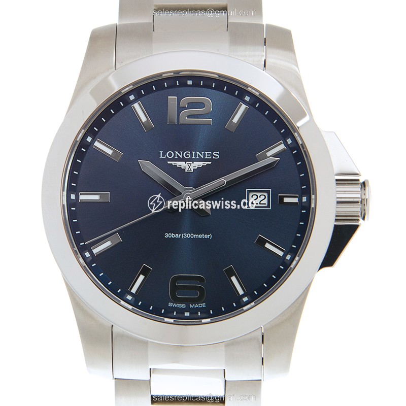 Longines L3.760.4.96.6 CONQUEST Quartz Stainless Steel