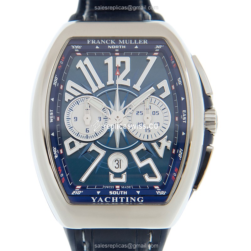 Franck Muller V 41 CC DT YACHTING (AC.BL) VANGUARD Automatic Stainless Steel