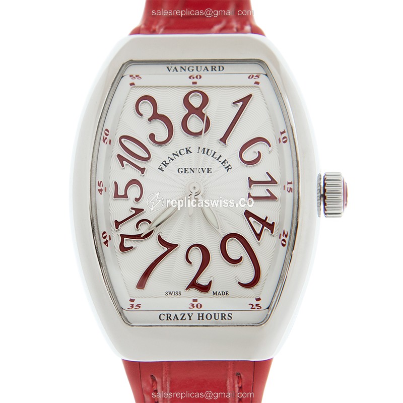 Franck Muller V 32 CH (AC.RG) CRAZY HOURS Automatic Stainless Steel