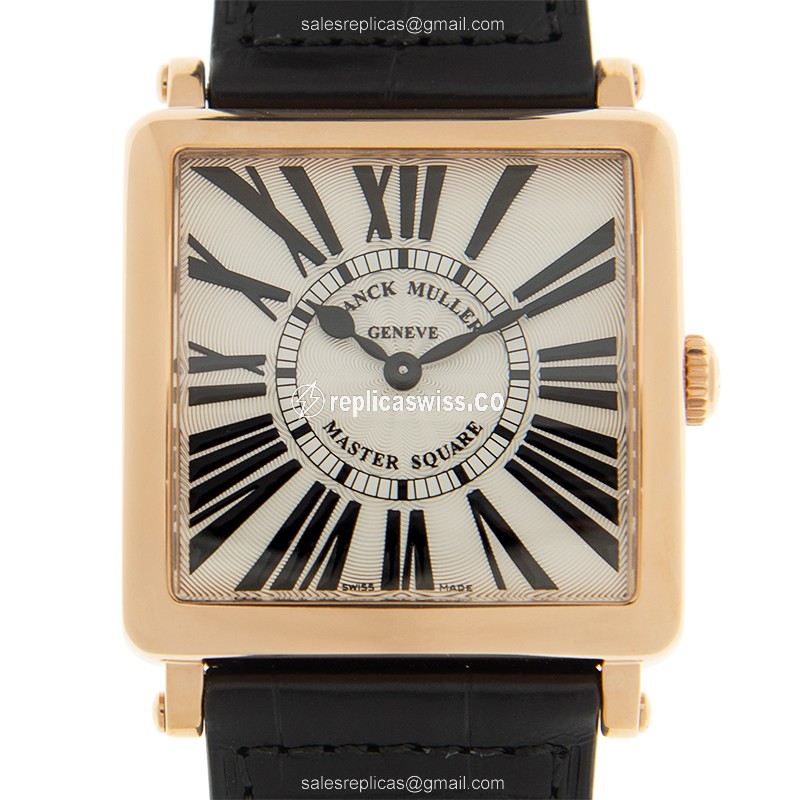 Franck Muller 6002 M B QZ REL R (5N) MASTER SQUARE Quartz 18kt Rose Gold