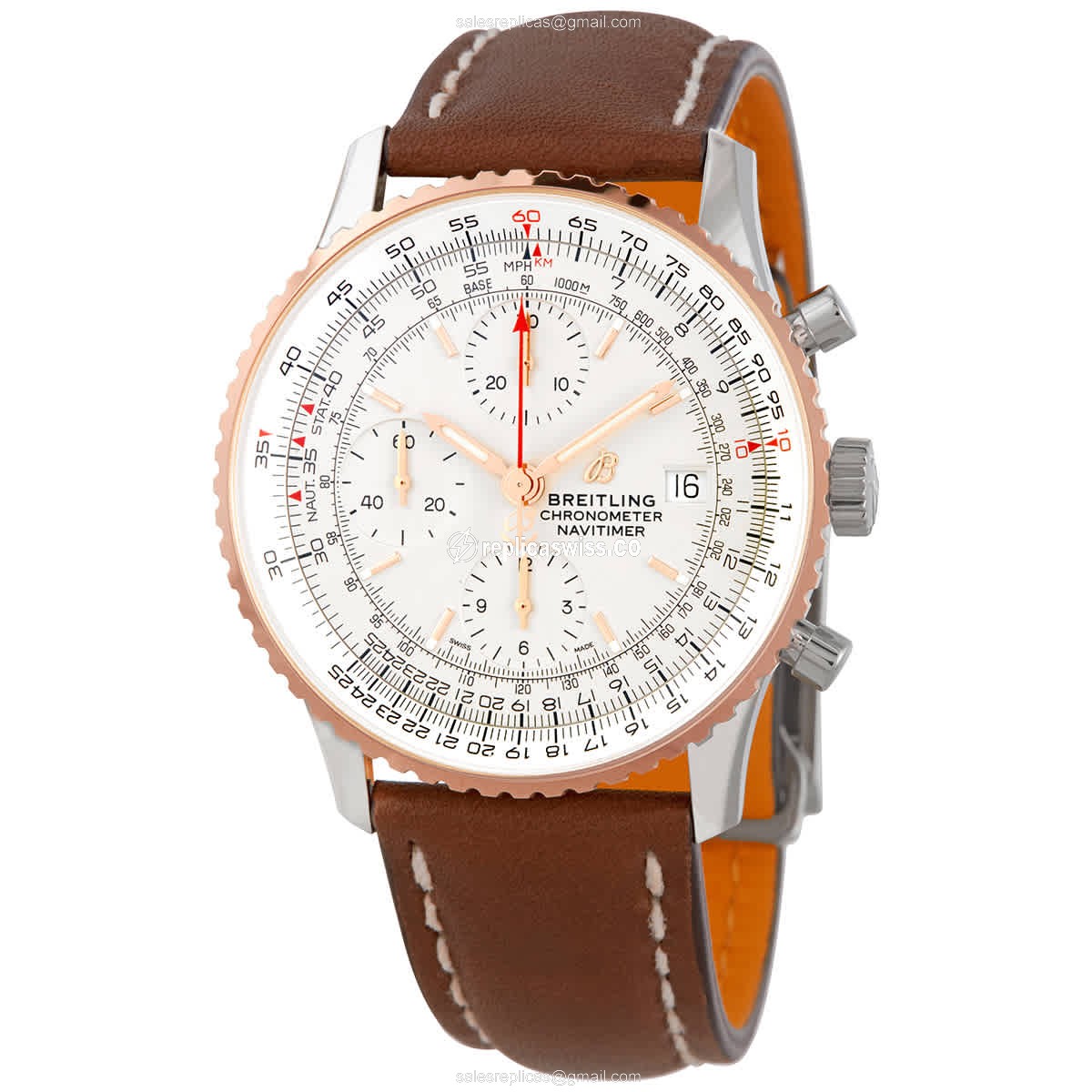 Breitling U13324211G1X2 NAVITIMER 1 Automatic 18kt Rose Gold & Steel