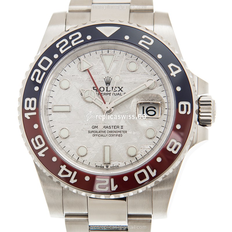 Rolex 126719BLRO-0002 GMT-MASTER II Automatic 18kt White Gold