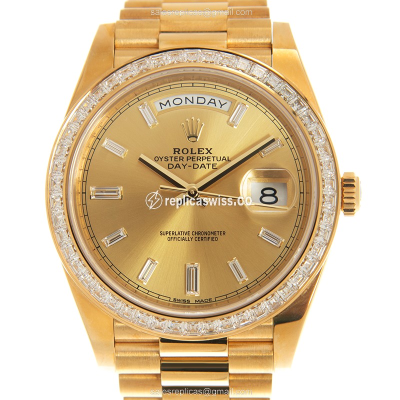 Rolex 228398TBR-0002 DAY-DATE Automatic 18kt Gold & Diamond
