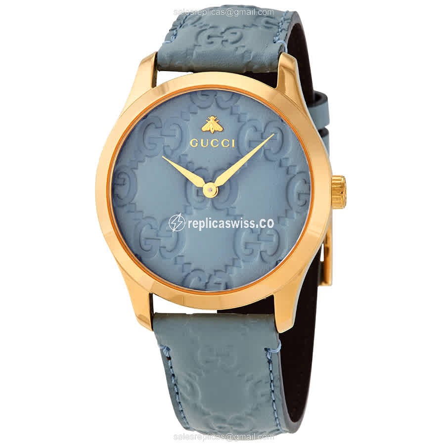 Gucci YA1264097 G-TIMELESS Quartz Gold-Plated & Stainless Steel