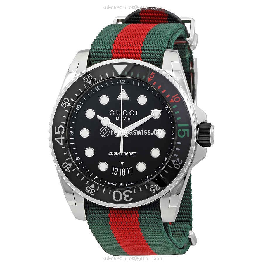 Gucci YA136209 DIVERS Quartz Stainless Steel