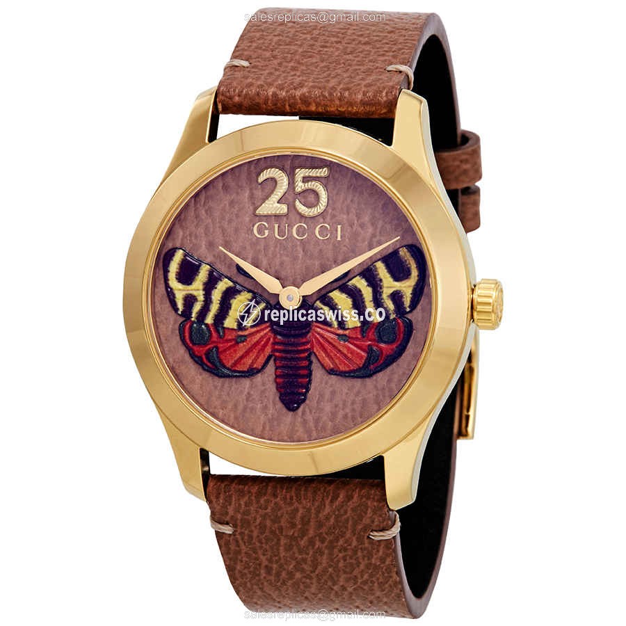Gucci YA1264063 G-TIMELESS Quartz PVD Gold