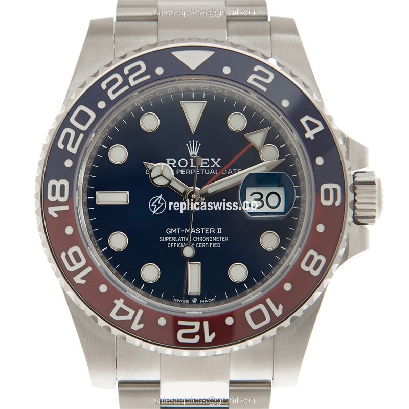 Rolex 126719BLRO-0003 GMT-MASTER II Automatic 18kt White Gold