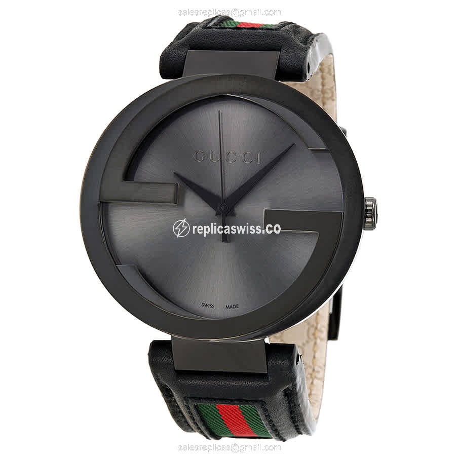 Gucci YA133206 INTERLOCKING Quartz Stainless Steel
