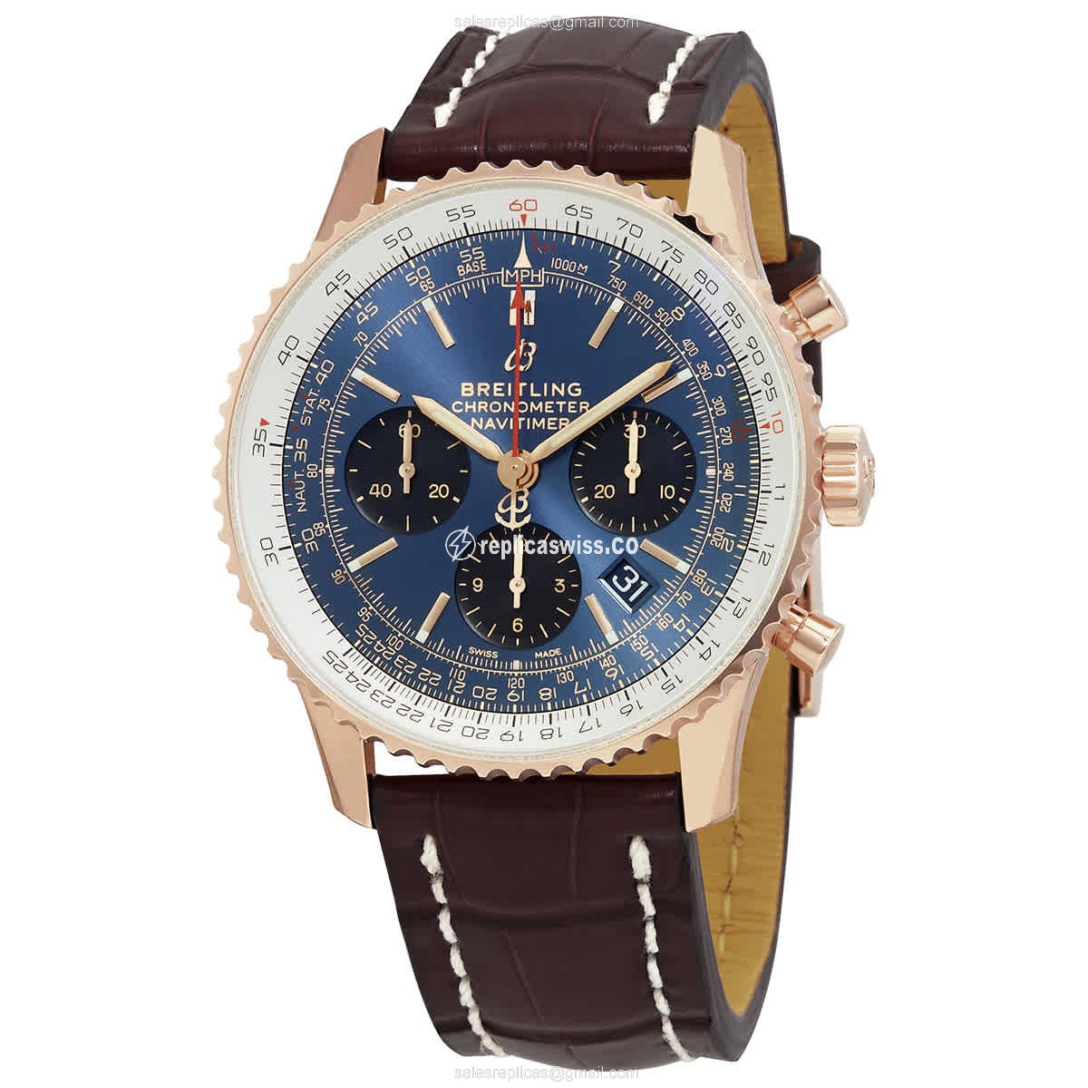 Breitling RB0121211C1P2 NAVITIMER 1 Automatic 18kt Rose Gold