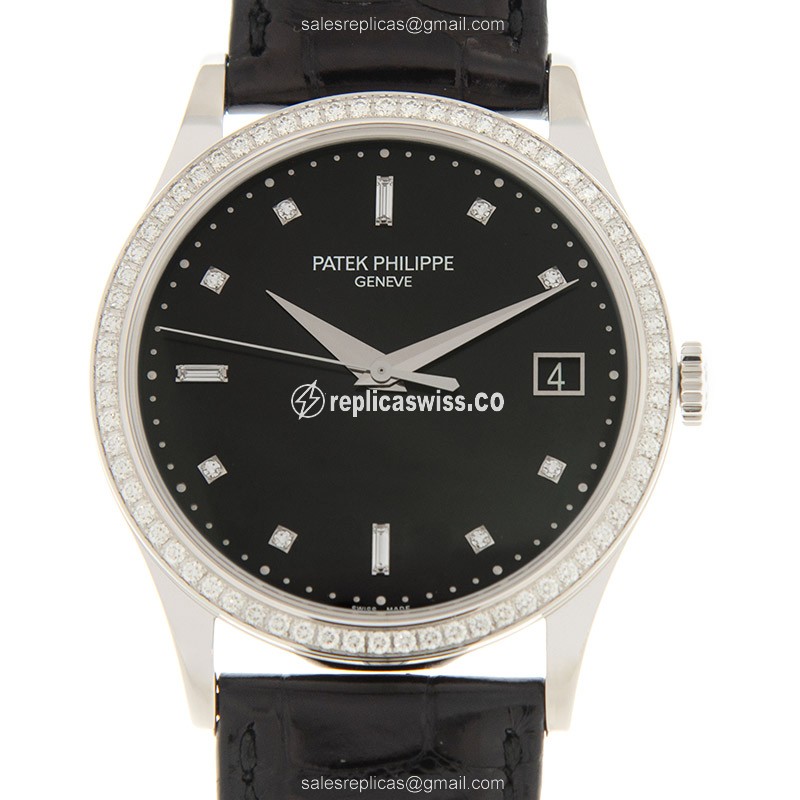 Patek Philippe 5297G-001 CALATRAVA Automatic 18kt White Gold & Diamond