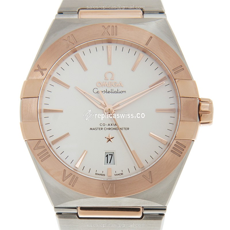 Omega 131.20.39.20.02.001 CONSTELLATION Automatic 18kt Rose Gold & Steel