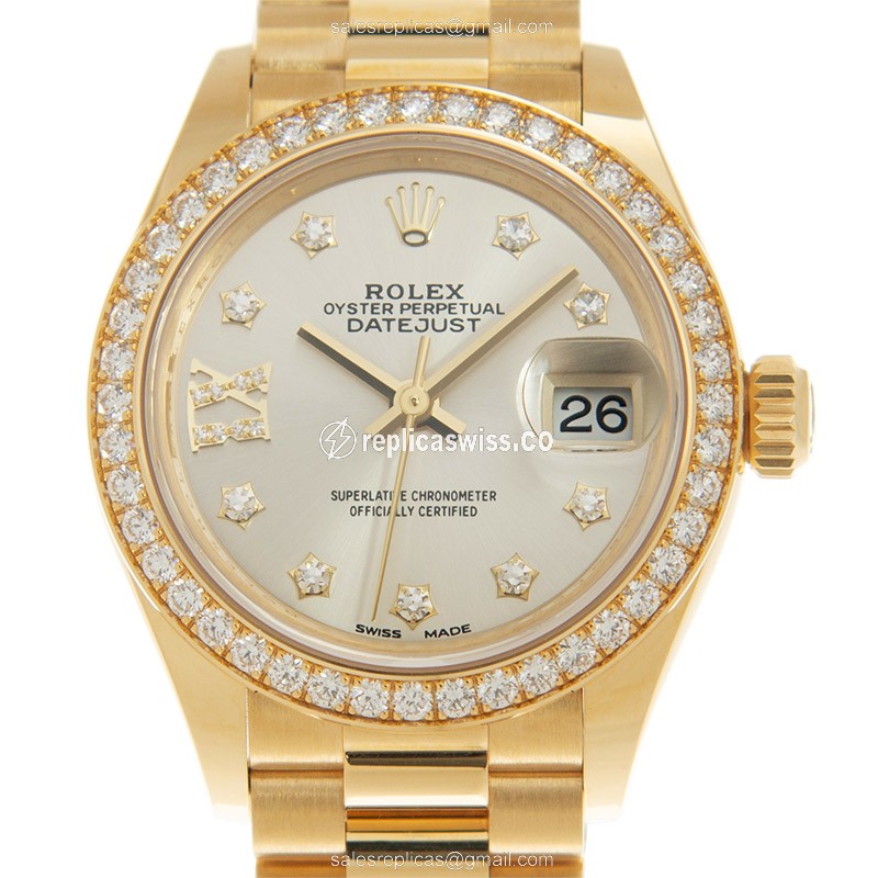 Rolex 279138RBR-0001 LADY DATEJUST Automatic 18kt Gold & Diamond
