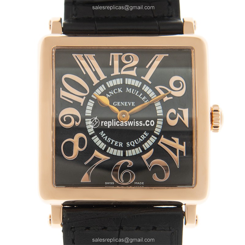 Franck Muller 6002 M QZ REL V (5N) MASTER SQUARE Quartz 18kt Rose Gold