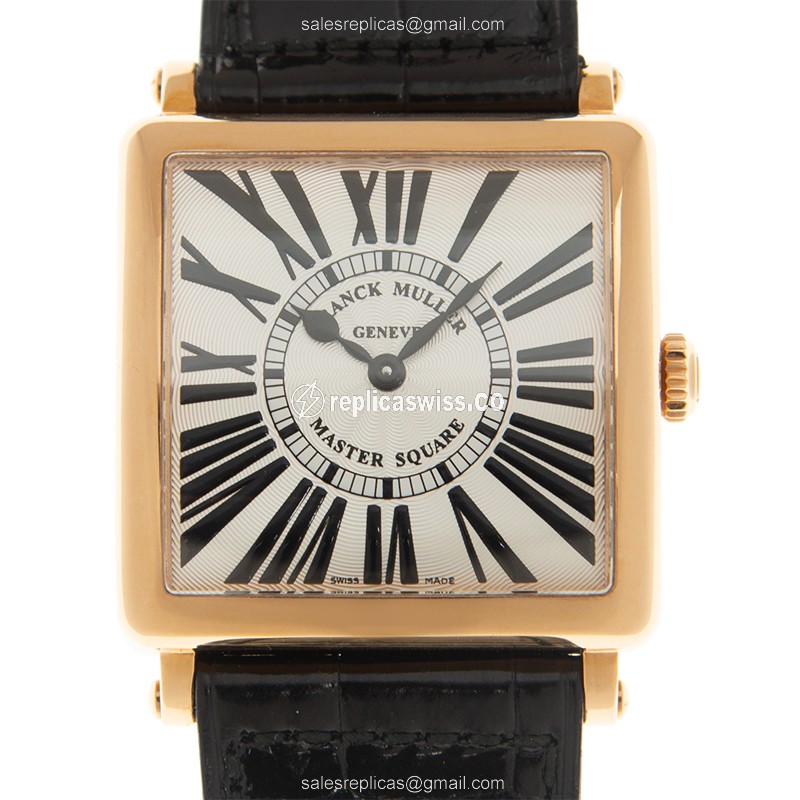 Franck Muller 6002 M QZ R (5N) MASTER SQUARE Quartz 18kt Rose Gold