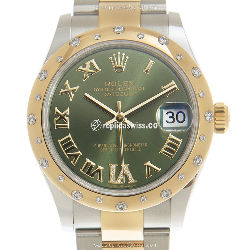 Rolex 278343RBR-0015 DATEJUST Automatic 18kt Gold & Diamond & Steel