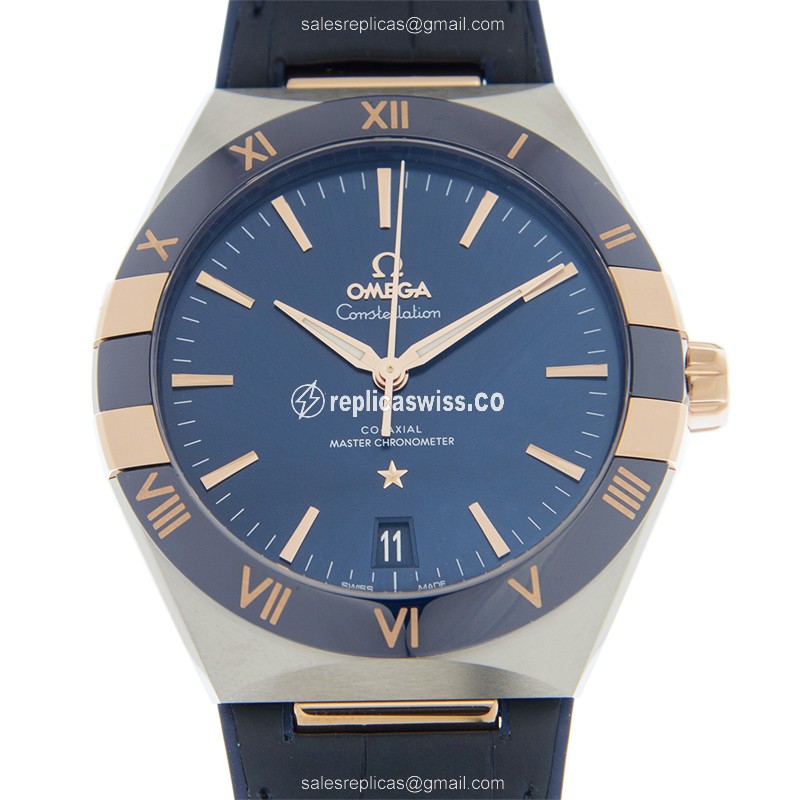 Omega 131.23.41.21.03.001 CONSTELLATION Automatic 18kt Rose Gold & Steel