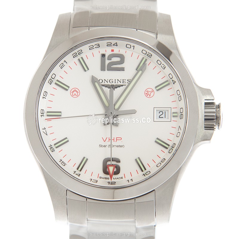 Longines L3.718.4.76.6 CONQUEST Quartz Stainless Steel