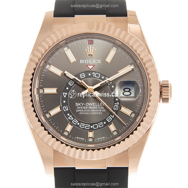 Rolex 326235-0006 SKY-DWELLER Automatic 18kt Rose Gold