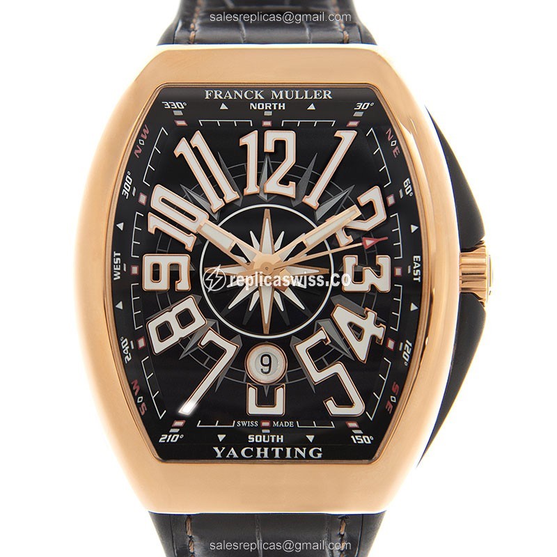 Franck Muller V 45 SC DT YACHTING (5N.BL) VANGUARD Automatic 18kt Rose Gold
