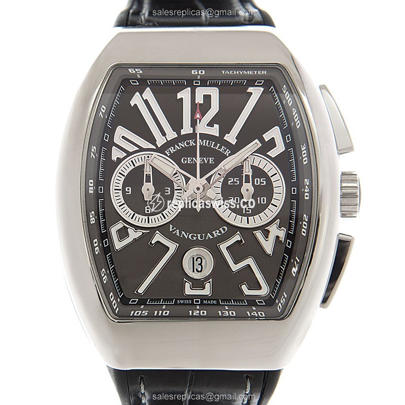 Franck Muller V 41 CC DT(AC.TT) VANGUARD Automatic Stainless Steel