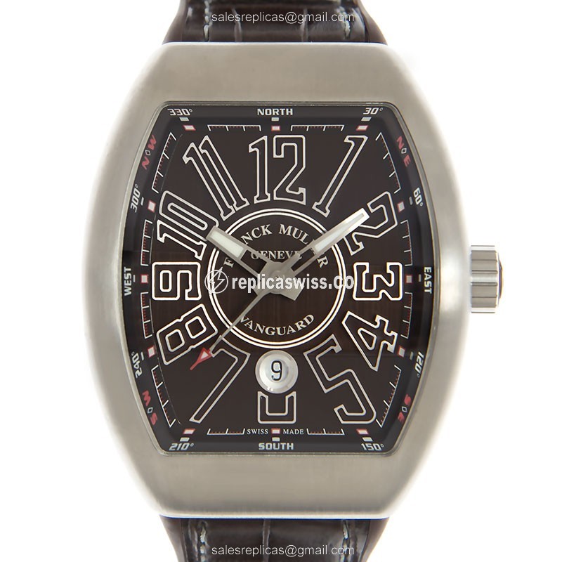 Franck Muller V 45 SC DT(AC.BR.BN) VANGUARD Automatic Stainless Steel