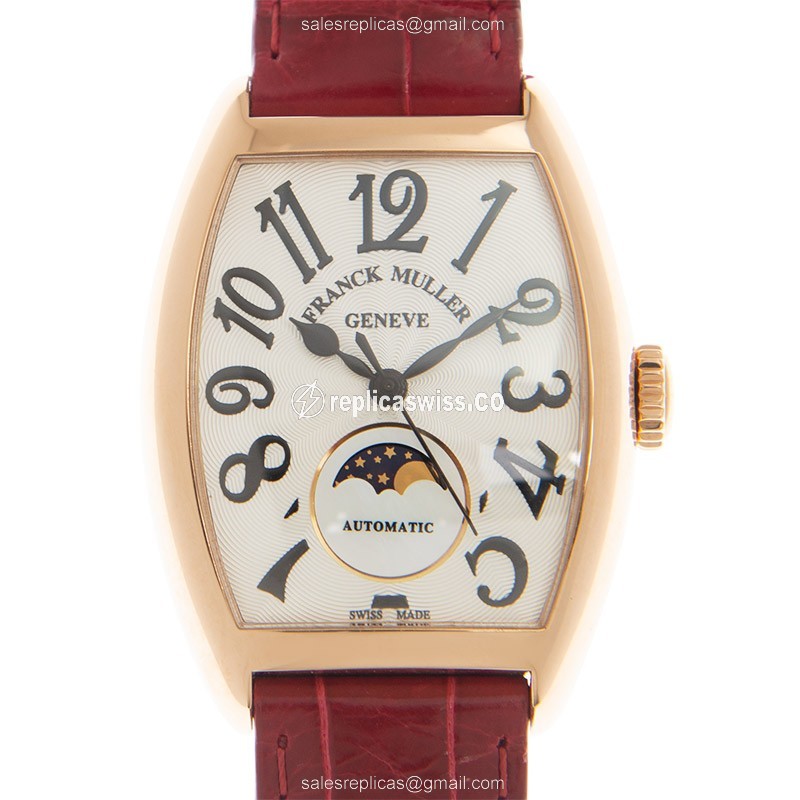 Franck Muller 7500 SC AT FO L(5N.RG) CINTREE CURVEX Automatic 18kt Rose Gold