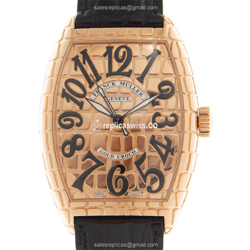 Franck Muller 7880 B SC GOLD CRO (5N) CINTREE CURVEX Automatic 18kt Rose Gold