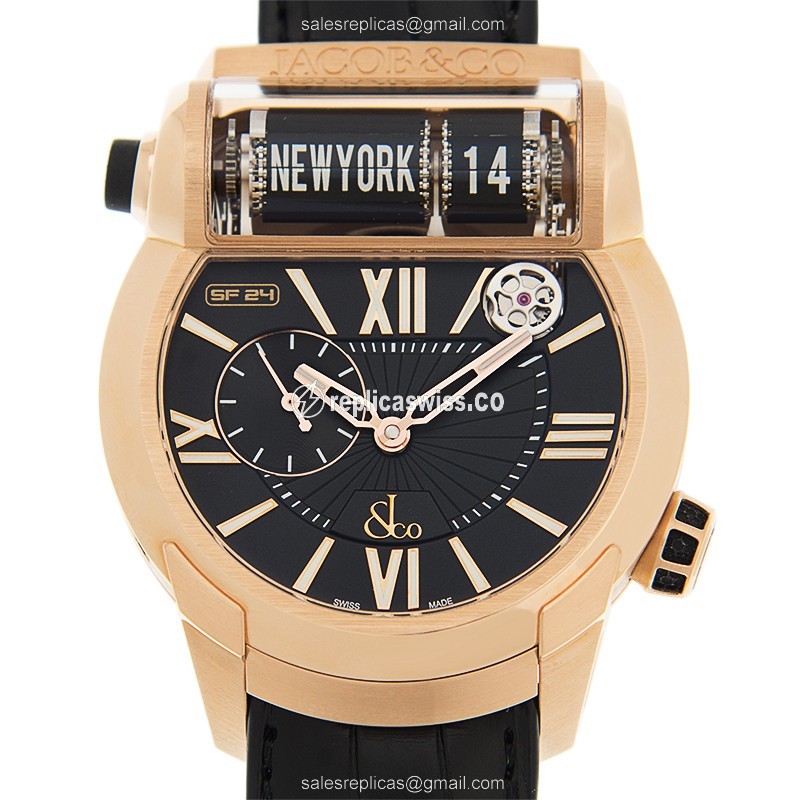 Jacob & Co ES101.40.NS.LR.A EPIC SF24 Automatic 18kt Rose Gold