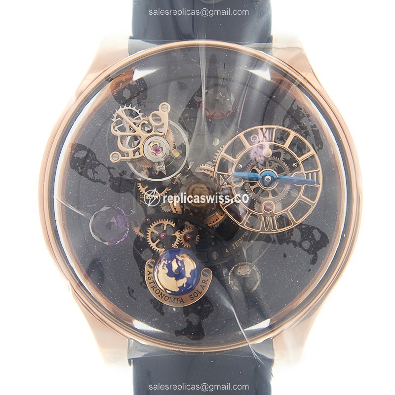 Jacob & Co AS300.40.AS.AK.A FL4A ASTRONOMIA SOLAR Manual Wind 18kt Rose Gold